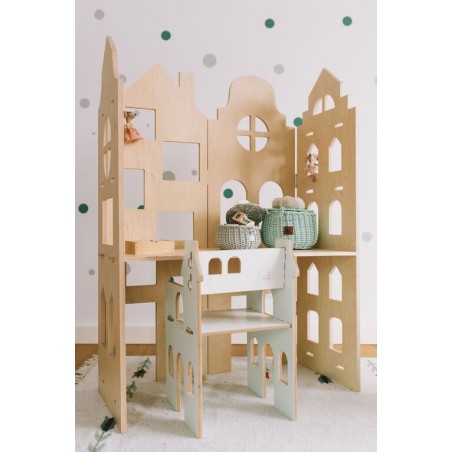 bureau en bois montessori pour enfant