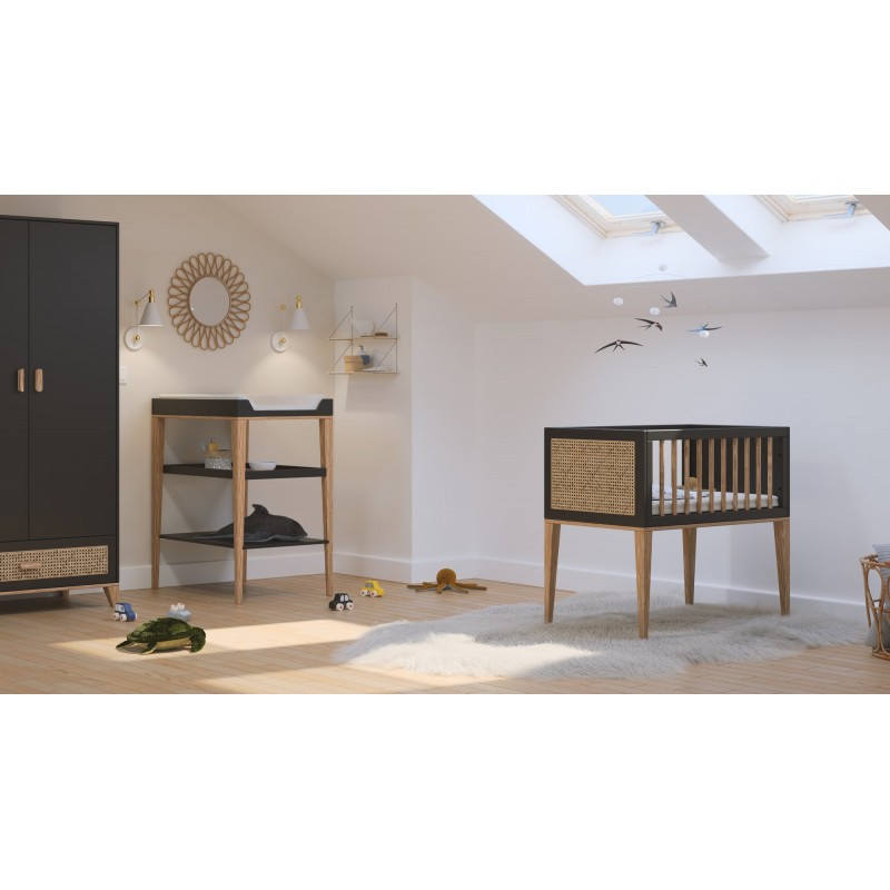 berceau en bois et rotin naturel berceau en bois et rotin naturel