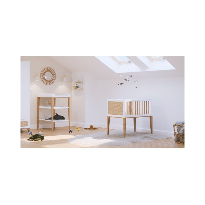berceau en bois et rotin naturel berceau en bois et rotin naturel