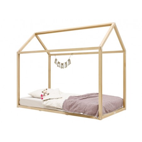 lit cabane montessori en bois pour enfant