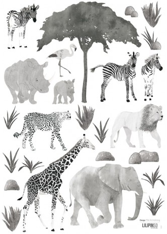 stickers muraux animaux
