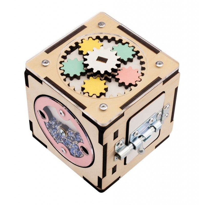 Cube occupé en bois Montessori pour enfants : jouet éducatif pour une  préhension et un verrouillage pratiques – Oz Marketplace