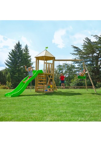 Château jeux extérieur enfant avec toboggan : Devis sur Techni-Contact - Jeu  pour enfants d'extérieur
