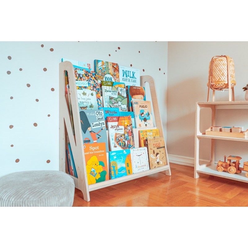 Bibliothèque en bois Montessori Bibliothèque en bois Montessori