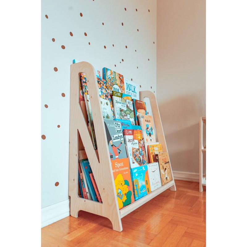 Bibliothèque en bois Montessori Bibliothèque en bois Montessori