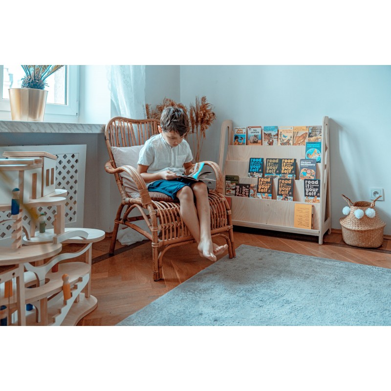 Bibliothèque en bois Montessori Bibliothèque en bois Montessori