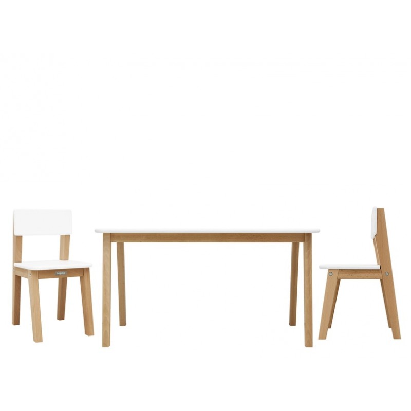 Chaise en bois blanche Chaise en bois blanche