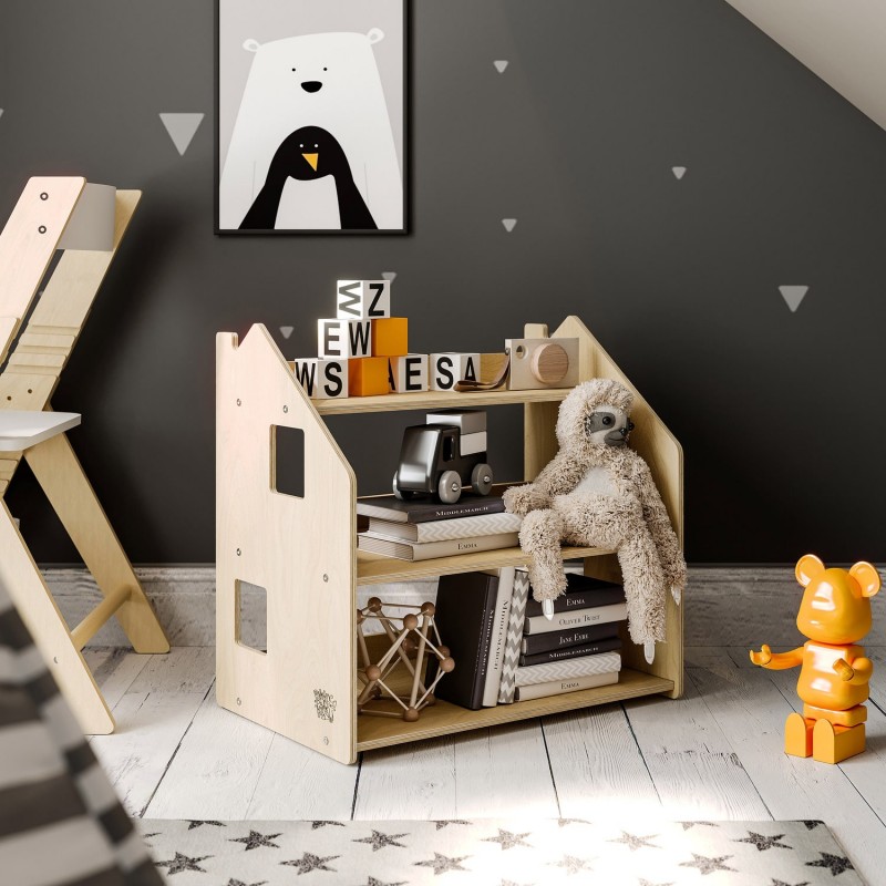 Scaffale per giocattoli │ Mobili montessoriani │ Lignea Kids