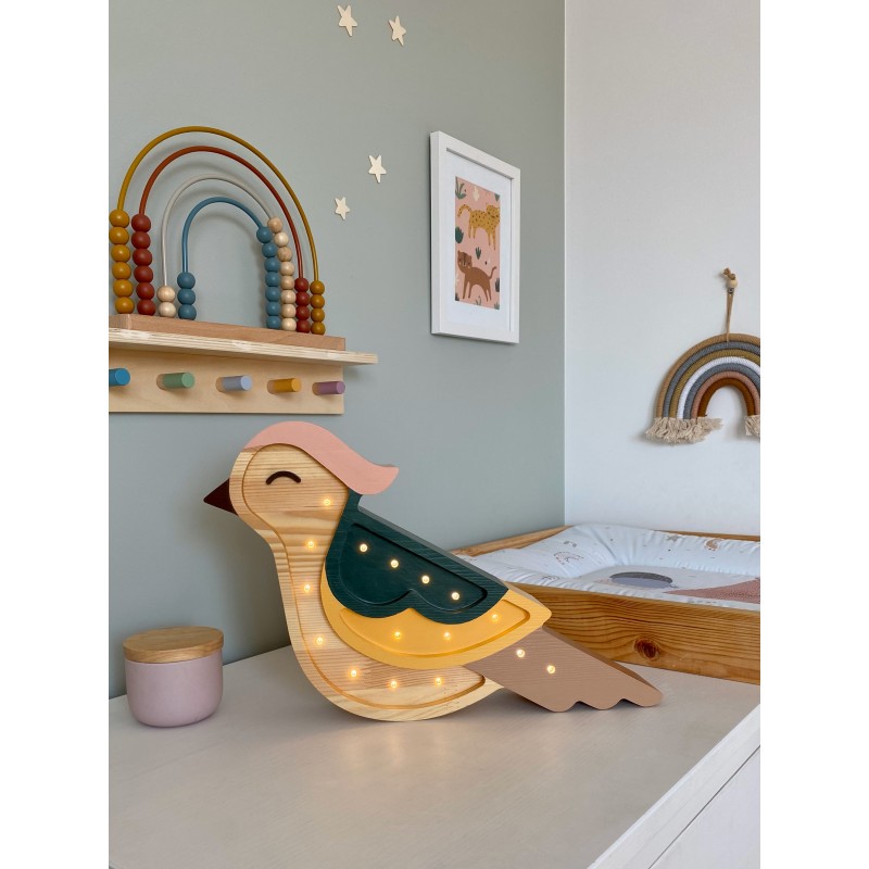 Lampe veilleuse Oiseau naturel Lampe veilleuse Oiseau naturel