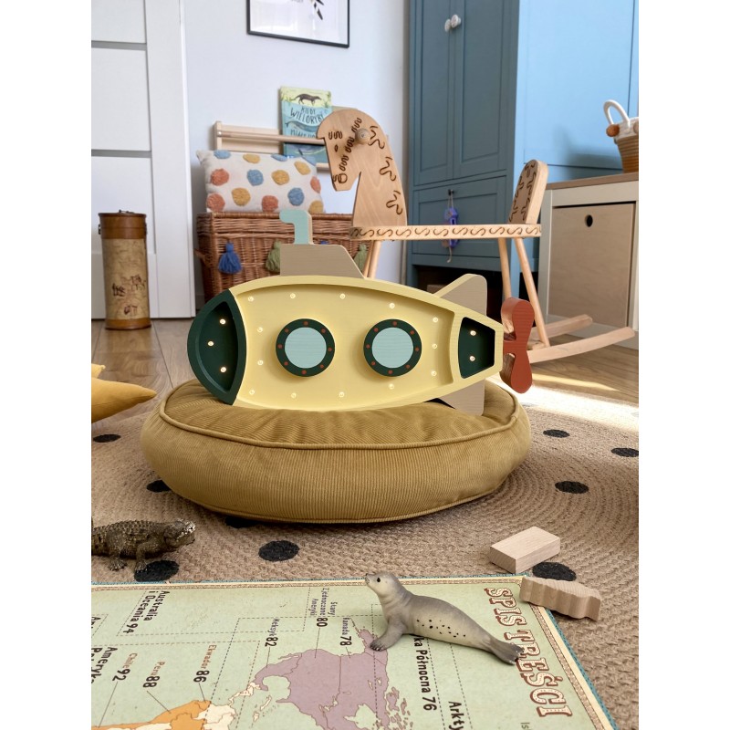 Lampe veilleuse Sous-marin jaune Lampe veilleuse Sous-marin jaune