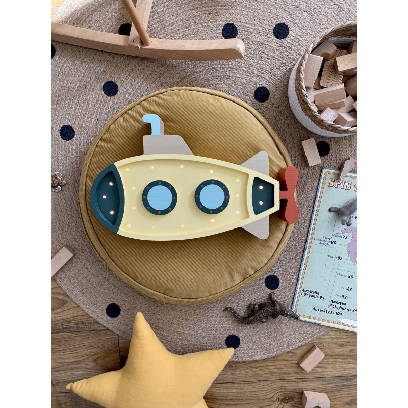 Lampe veilleuse Sous-marin jaune Lampe veilleuse Sous-marin jaune