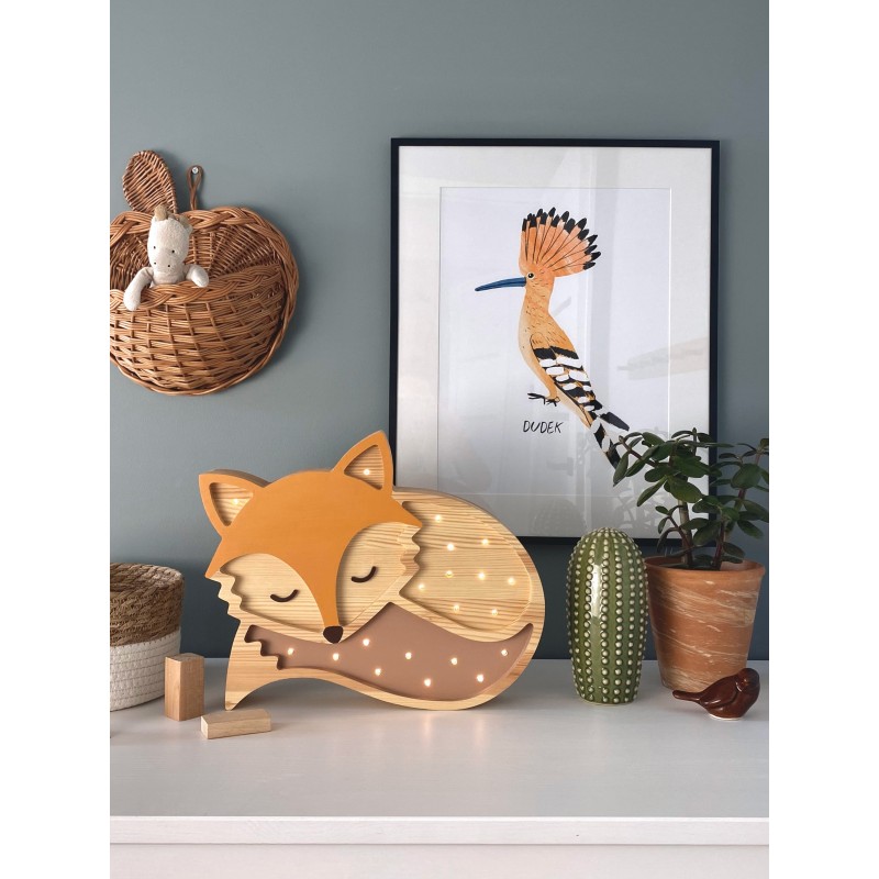Lampe veilleuse Renard naturel Lampe veilleuse Renard naturel