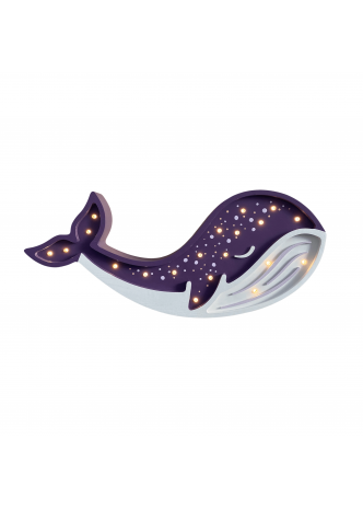 Lampe veilleuse Baleine violette