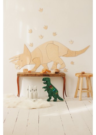 Décor mural Tricératops