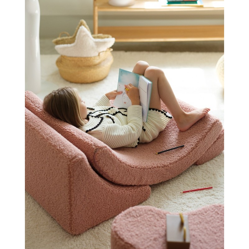 Fauteuil Moon Rose Guava Fauteuil Moon Rose Guava