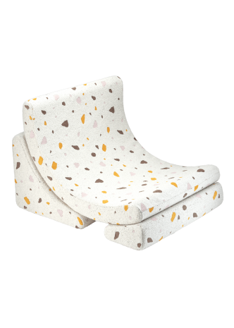 Fauteuil Moon Terrazzo Blanc