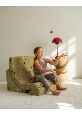 Fauteuil Moon Terrazzo Olive