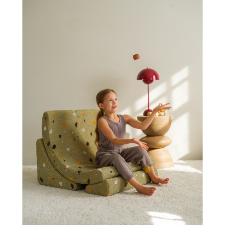 Fauteuil Moon Terrazzo Olive