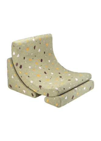 Fauteuil Moon Terrazzo Olive