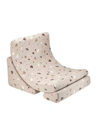 Fauteuil Moon Terrazzo Sable