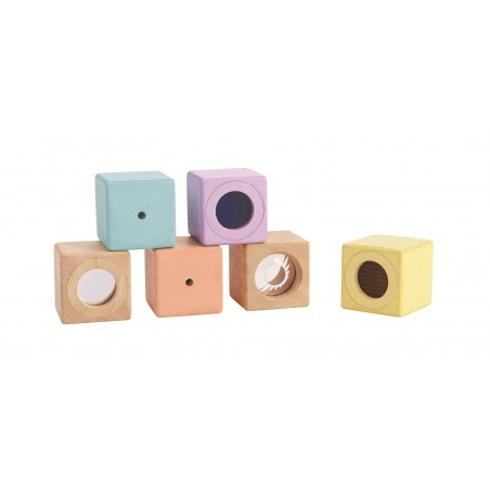 cubes sensoriels montessori